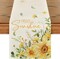 ello Sunshine Sunflower Eucalyptus Summer Table Runner, Seasonal Spring Kitchen Dining Table Decoration for Home Party Decor 13x72 Inch